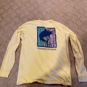 VV yellow long sleeve tee